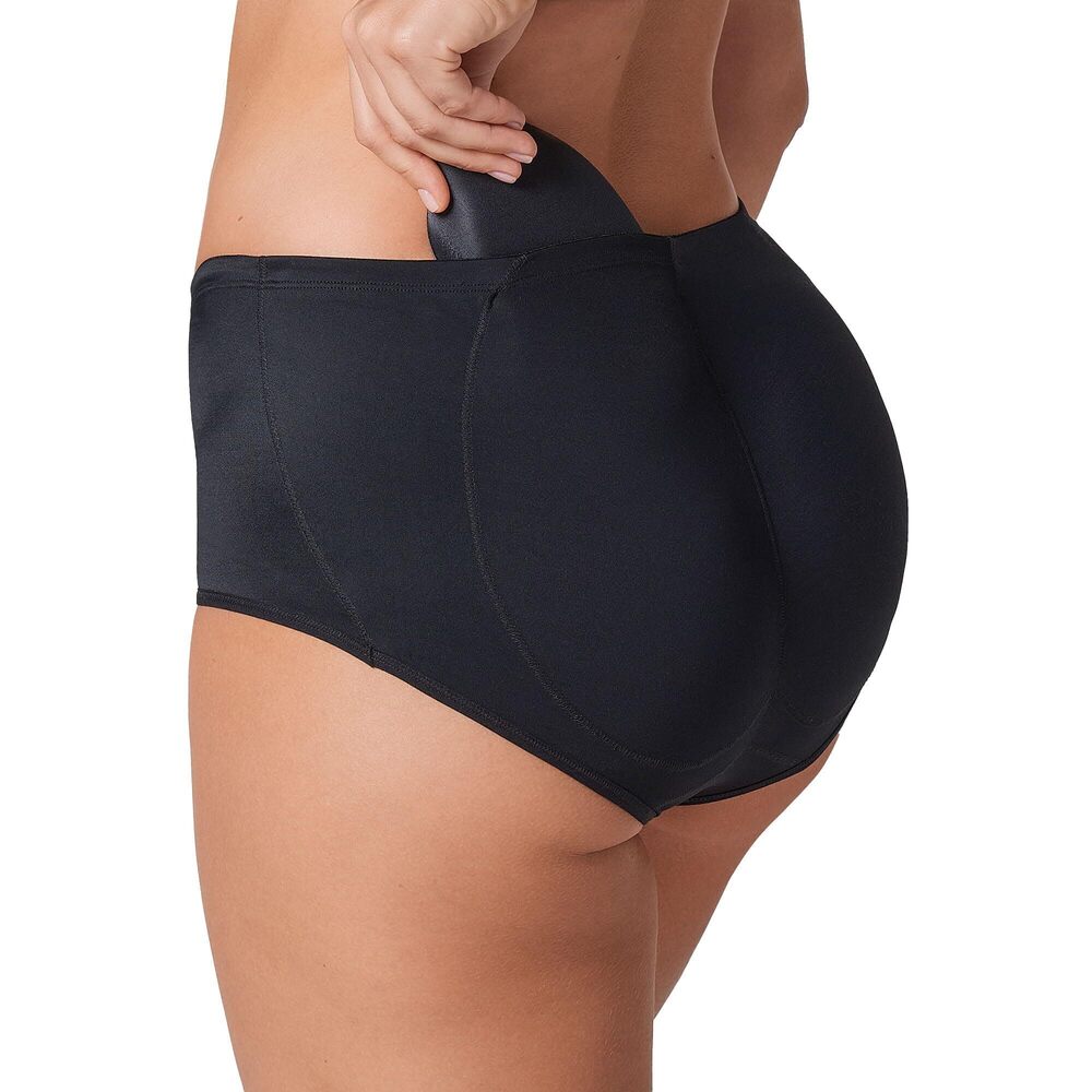NWT Leonisa Rear-Padded Brief 012688 Black L